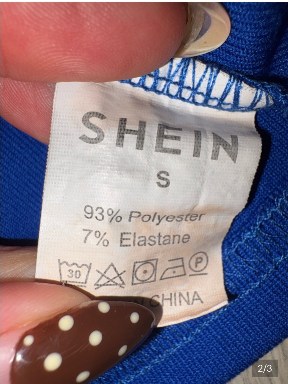 3 for $14 SHEIN Royal Blue Tank Top 'New York Manhattan 1898' size small - Picture 2 of 3